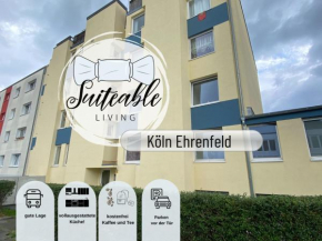 Suiteable Living - Köln-Ehrenfeld central, free parking, fully equipped